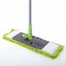 Швабра с флаундером 40 см, черенок 110 см евро, насадка МОП микрофибра СИНЕЛЬ, индивидуальная упаковка пакет, ЛЮБАША