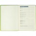 Ежедневник недатированный, Attache, А5, 136 листов, салатовый/зелёный, с фиксирующей резинкой