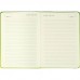 Ежедневник недатированный, Attache, А5, 136 листов, салатовый/зелёный, с фиксирующей резинкой