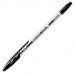Ручка шариковая BRAUBERG, ЧЕРНАЯ, узел 1 мм