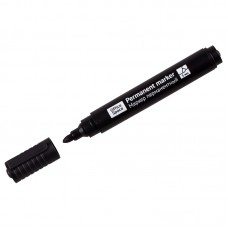 Маркер перманентный OfficeSpace "8004А" черный, пулевидный, 3мм