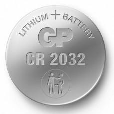 Батарейки литиевые GP Lithium CR2032, "таблетки, дисковые, кнопочные"
