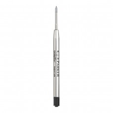 Стержень шариковый объемный Parker "QuinkFlow Ball Point" черный, 98мм, 1,0мм, метал. корпус