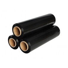 Стрейч-пленка для поддонов, 500*195, 20мкм, черная, 2 кг